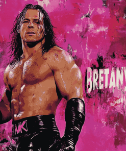 Bret Hart Legendary Wrestler Diamond Painting