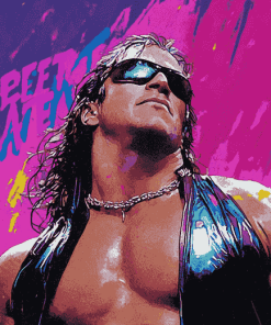 Bret Hart WWE Champion Diamond Painting