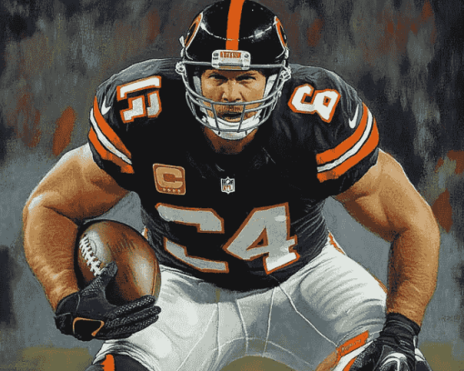 Brian Urlacher Football Legend Diamond Painting