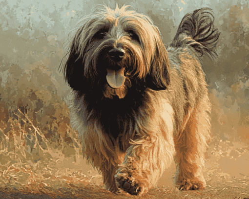 Briard Dog Diamond Painting