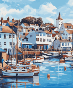 Brixham Buildings Diamond Painting