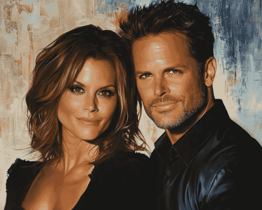 Brooke Burke and David Charvet Celebrity Diamond Painting