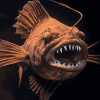 Brown Anglerfish Diamond Painting