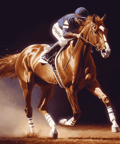 Brown Horse Diamond Painting