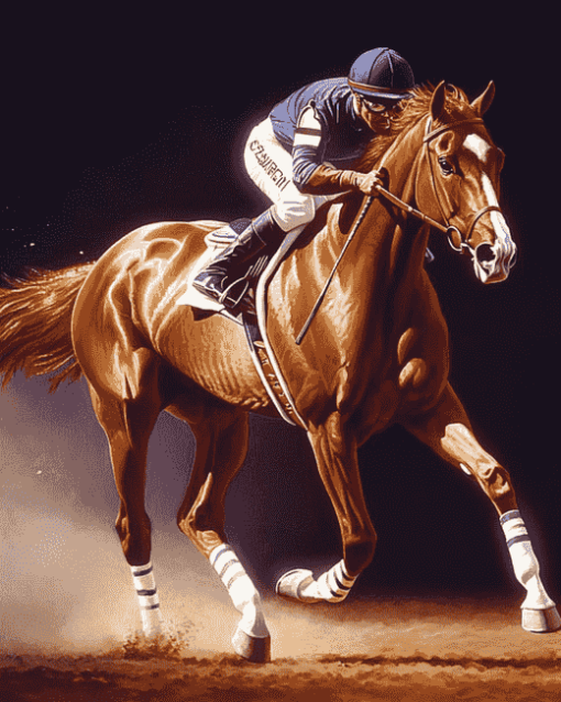 Brown Horse Diamond Painting