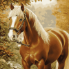 Brown Welsh Pony Horse Diamond Painting