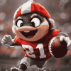 Brutus Buckeye Animation Diamond Painting