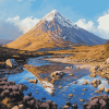 Buachaille Etive Mor Scenic Mountain Diamond Painting