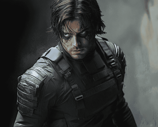 Bucky Barnes Avengers Diamond Painting