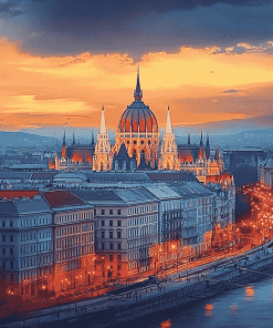 Budapest Cityscape Diamond Painting