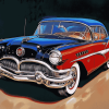 Buick Engine Car Diamond Painting