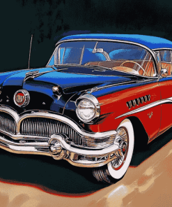 Buick Engine Car Diamond Painting