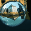 Building Glass Globe Reflections Diamond Painting