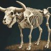 Bull Skeleton Skull Diamond Painting