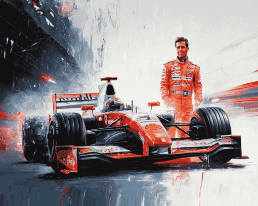 Button Racing Legend Diamond Painting