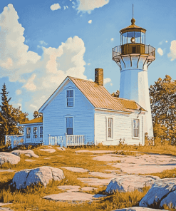 Cabot Head Lighthouse Beacons Diamond Painting