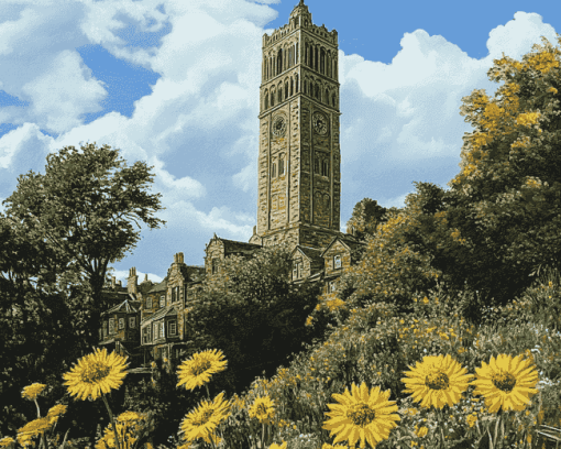 Cabot Tower Bristol Scenic Diamond Painting