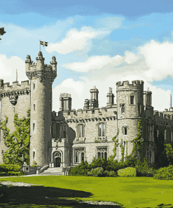 Cabra Castle Ireland Historic Sight Diamond Painting