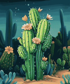 Cactuar Animation Diamond Painting