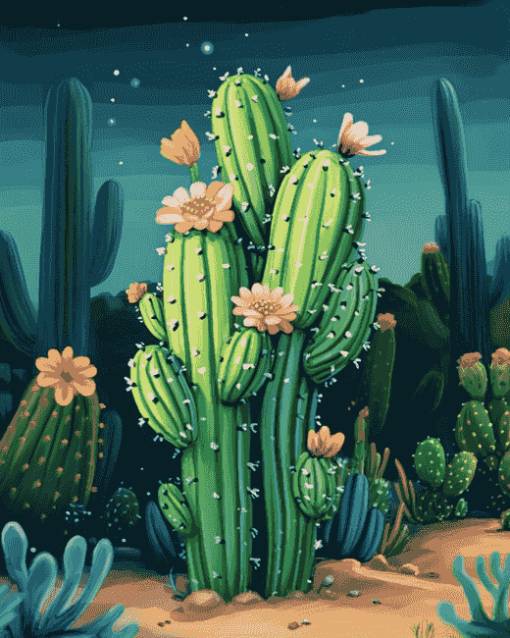 Cactuar Animation Diamond Painting