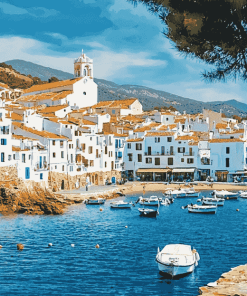 Cadaques Scenic Port Diamond Painting