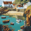 Cadgwith Cove Scenic Diamond Painting