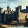 Caernarfon Castle Diamond Painting