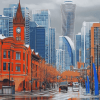 Calgary Cityscape Diamond Painting