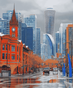 Calgary Cityscape Diamond Painting