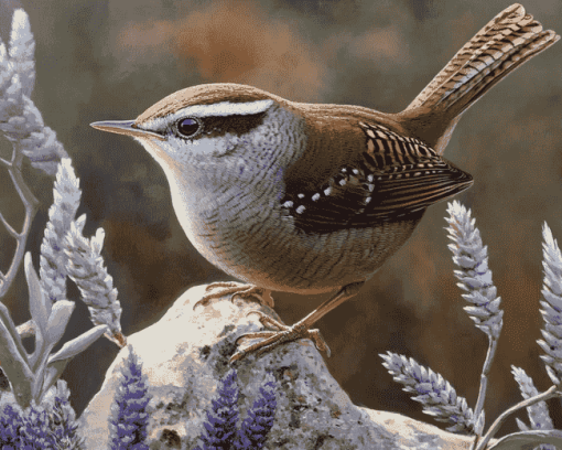 California Wren Birds Diamond Painting