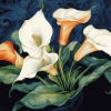 Calla Lilies Charles Flowers Diamond Painting