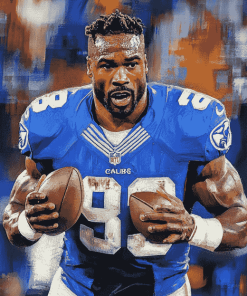 Calvin Johnson Fame Diamond Painting