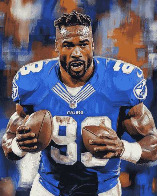 Calvin Johnson Fame Diamond Painting