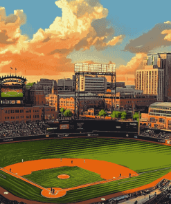 Camden Yards Stunning Stadium Diamond Painting