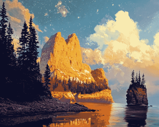 Canadian Landscapes Diamond Painting