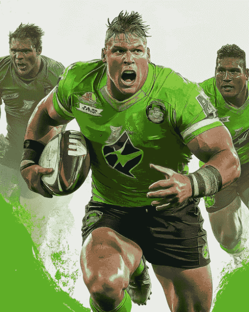 Canberra Raiders Footballers Diamond Painting