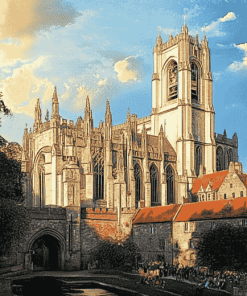 Canterbury Cathedral England Diamond Painting