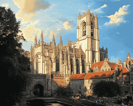 Canterbury Cathedral England Diamond Painting