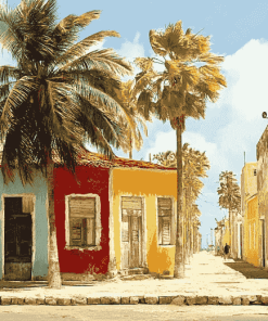 Cape Verde Streets Diamond Painting