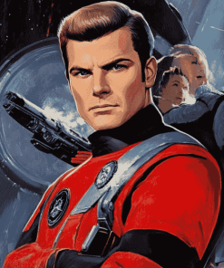 Captain Scarlet Characters Diamond Painting