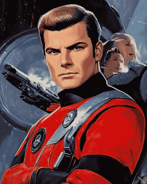 Captain Scarlet Characters Diamond Painting