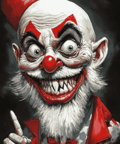 Captain Spaulding Cartoon Fantasy Diamond Painting