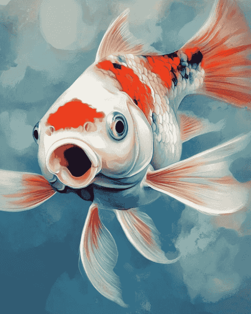 Carp Fish Face Diamond Painting