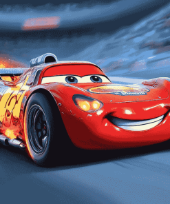 Cartoon Cars Racing Diamond Painting