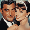 Cary Grant Audrey Hepburn Vintage Diamond Painting