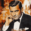 Cary Grant Celebrity Icon Diamond Painting