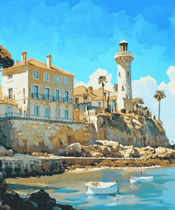 Cascais Seaside Views Diamond Painting