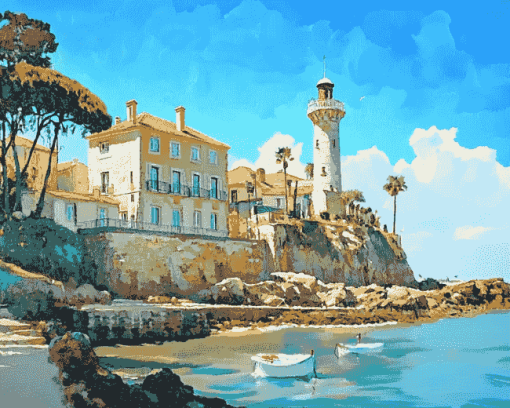 Cascais Seaside Views Diamond Painting