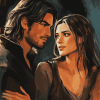 Cassian And Nesta Romance Diamond Painting