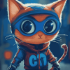 Catboy Cartoon Adventures Diamond Painting